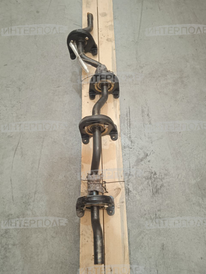 Вал коленчатый соломотряса ведомый (передний) с корпусами подшипников в сборе Есиль-730,КЗС-7,Есиль-740,КЗС-812 Гомсельмаш