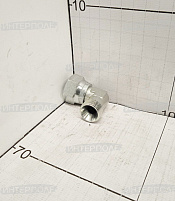 Угольник S24-S24 с гайкой (М20х1,5-М20х1,5) кованый