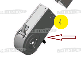 Ножка зернового элеватора Claas (Mega 202, 204/203, Mega 218/208; Mega 350-370; Tucano 320;330;340;420; 430; 440;450)