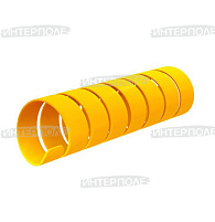 Спираль защитная 28/32 желтая (бухта 10м.)