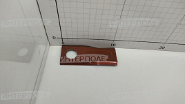 Нож роторный (d-21 4,0х45х107) левый ЖТТ, Delta-Ml, Bellon, Шумахер