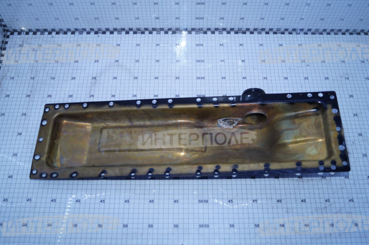 Бак радиатора МТЗ-1520, 1523, 2120, 1820, 2022 нижний (латунь) 5-рядная сердцевина (Орен.рад)