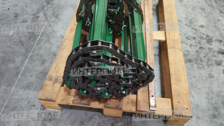 Транспортер наклонной камеры (24 планок, 3 цепи) John Deere (S540, S550, 9560STS, 9570STS, 9470STS)