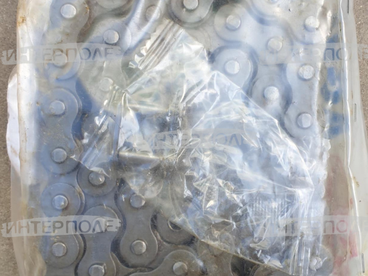 Цепь роликовая (t=15,875, .56 звеньев) головки зернового элеватора John Deere