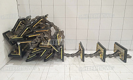 Транспортер зернового элеватора цепной L-3154мм верхнего 1-1-20х100-152-46 АКРОС (21 скребок) - CHOHO