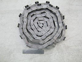 Цепь ТРД-38-5600-1-2-8-2 (3,42 м. -90зв)(d=7,92мм) (транспортер) проушины 2-х сторонние 