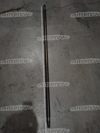 Вал барабана нижнего наклонной камеры под шплинт КЗС-1218, Есиль-760, КЗС-10К, Есиль-750 Гомсельмаш