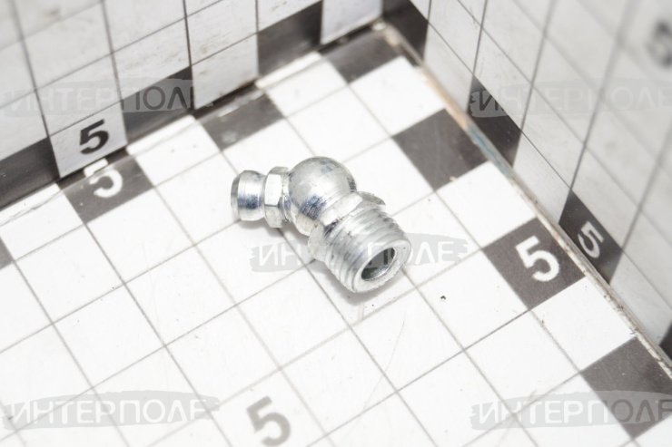 Пресс-масленка (тавотница) М10х1 угловая (под 45град)