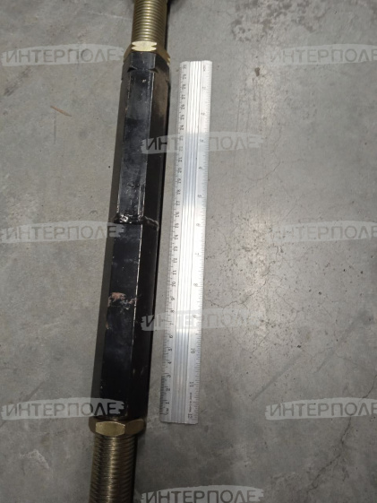 Тяга (толкатель) регул. переходной рамки наклонной камеры в сб.(L=512мм) Есиль-760,КЗС-1218,Есиль-750,КЗС-10К Гомсельмаш