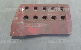 Нож боковой правый ДЗ-98 нов.обр. (10 отверстий)