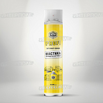 Мастика полимерно-битумная PROFI (аэрозоль) антикоррозионная, влагостойкая 1000 мл.(6)