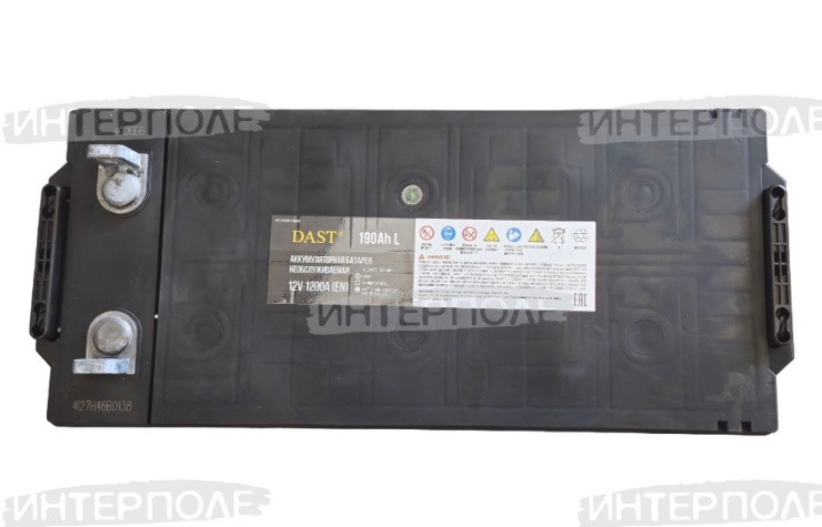 Аккумулятор 6СТ-190SMF DAST 1200A (под болт)