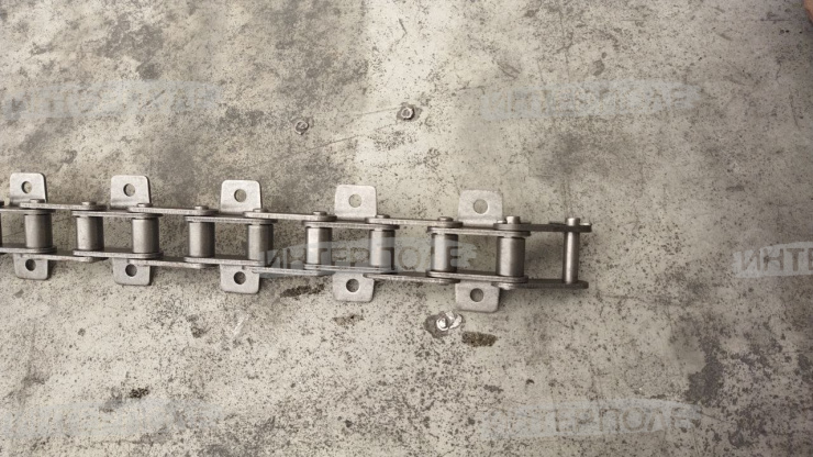 Цепь ТРД-38-5600-1-2-8-2 (10,032 м. -264зв)(d=9мм) (транспортер) проушины 2-х сторонние
