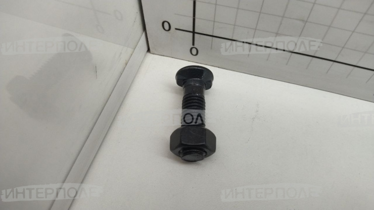 Болт М12х 45 ISO 5713 (12.9) с гайкой, с двумя носами 