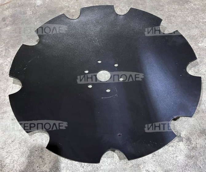 Диск 560х6,0 мм ромашка (Бор.сталь, 9 лепестков, 6 болтов на диаметре 120 мм БДМ) МЕХТЕХ ПРО