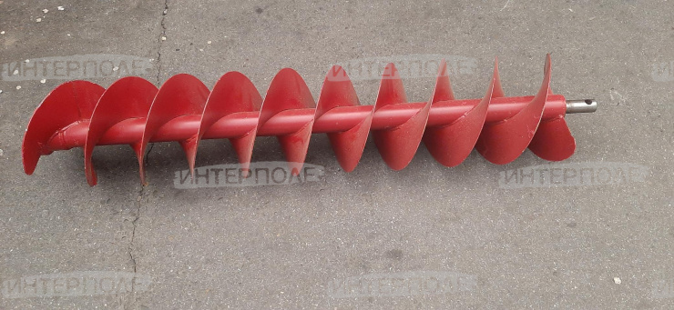 Шнек загрузной (нижняя часть,смотри фото фланца под редуктор) КЗС-3219,Есиль-760А,КЗС-1218А-1,РФ