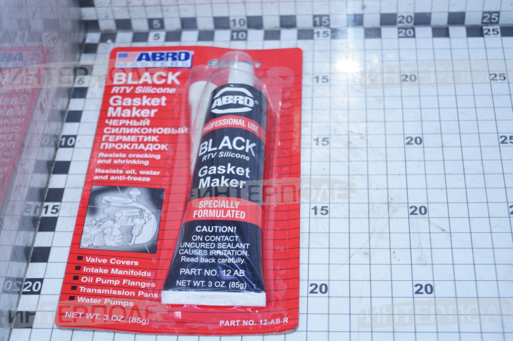 Герметик-прокладка (черный) "ABRO" 85 гр.