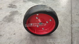 Колесо 300х100 прикатывающее (4"х12") подшипник 5203KYY2 (СТ)