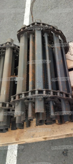 Транспортер наклонной камеры цепной (симметричный) КЗК крепление заклепкой (Днепропетровск)