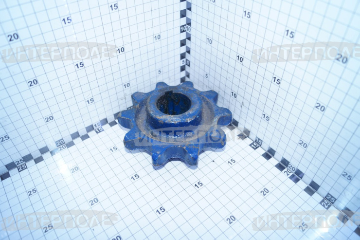 Звездочка (z=10, t=38,0) верхнего вала наклонной камеры Нива, Енисей