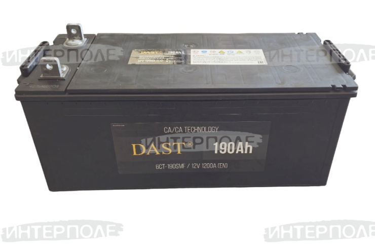 Аккумулятор 6СТ-190SMF DAST 1200A EN
