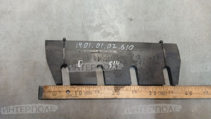 Комплект ножей левый (1401.01.02.514А-2шт) РСМ-1401 до 05.2014 г.