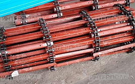 Транспортер наклонной камеры цепной L-4028мм., (безбитерной) АКРОС-550/585 с 2015 г. крепление болтом d=8 Нов-рск