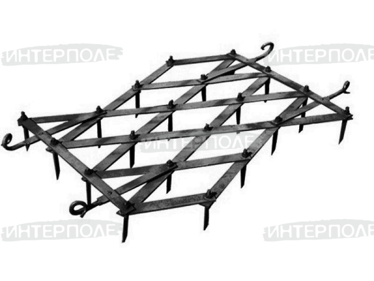 Борона зубовая БЗС-1 в сборе (Винтовое крепление) (РЗЗ)