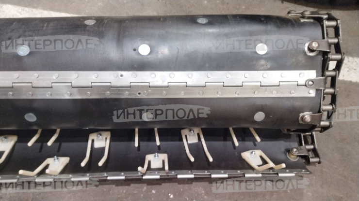 Полотно подборщика в сборе(лента,транспортер) ширина 3,4 м. палец пластик ВЕКТОР, ДОН-1500Б, АКРОС, ТОРУМ (Ростов)