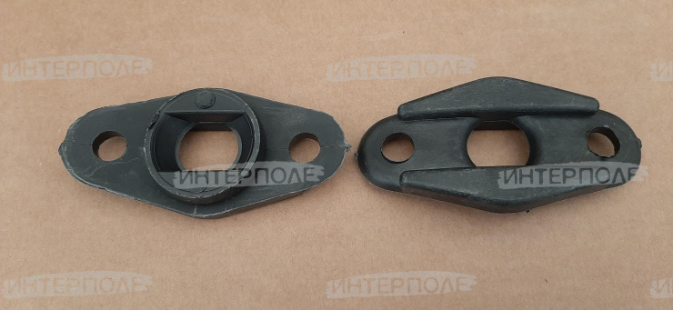 Глазок-обойма пальца Ф16 шнека жатки (пласт.2 отв. Ф8) (с 2014г)