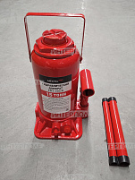 Домкрат 15 тонн. (225х430мм, одноплунжерный, с предохр. клапаном) MEXTEX PRO