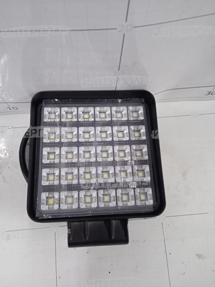 Фара светодиодная квадратная 30х1.5W 2700LM 108х108х50 Epistar (Flood) Рассеянный свет универсальная 12-24В МЕХТЕХ ПРО