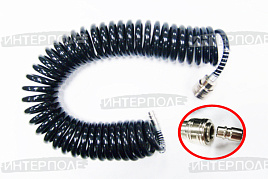 Шланг продувочный с быстросъемом L=10м, D=5,5-8 мм