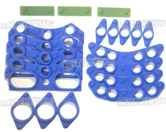 Ремкомплект головки блока цилиндров ЯМЗ-7511 (общая ГБЦ, упл. прокл. на 1 гол.(фтор-силикон) (Ярославль)