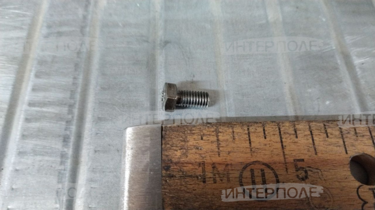Болт М 6х 10х1,0 шестигранная головка, класс 5.8, полная резьба