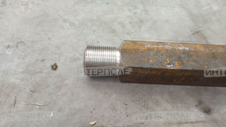 Ось батареи БДТ 6ПР (L=1606 мм, квадрат 50 мм)