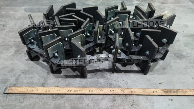 Транспортер зернового элеватора цепной New Holland ( CX 8070, CX8080, CX8090, CX8.80 ) Акмаш