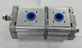 Тандем насосов НШ 20-10Л (левый, вал конический под шпонку) для комбайнов КЗС-1218, Палессе GS12 до 2016г. (Гидросила)