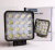 Фара светодиодная квадратная 48WS 16х3W-61mm 3000LM Epistar (Flood) Рассеянный свет универсальная 12-24В MEXTEXpro