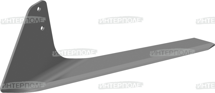 Лапа 165х5,0 мм (сталь 50Г) бритва левая культиватора КРН-4,2 КРН-5,6 (РЗЗ)