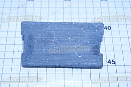 Колодка тормозная (шоколадка)(220) (с крошкой ТУ)