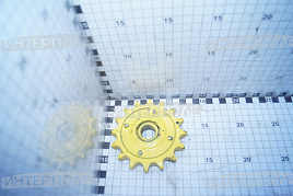 Звездочка (z=16, t=19,05, d вала=20 мм.) натяжная (вала приводного) НАШ-673, ЖНС-6 (7,4;9,1)