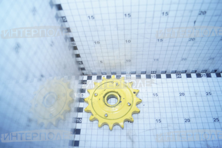 Звездочка (z=16, t=19,05, d вала=20 мм.) натяжная (вала приводного) НАШ-673, ЖНС-6 (7,4;9,1)