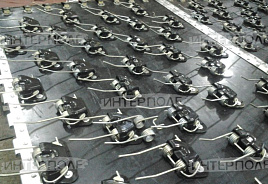 Полотно подборщика в сборе(лента,транспортер) ширина 4,3 м. палец сталь, прижим пластик ВЕКТОР, АКРОС, ТОРУМ (Ростов)