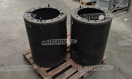 Комплект для сдваивания колес (-744) DW23x38 на жесткой проставке (под шину 710/70 R38) (без дисков, 1шт) (под мост диаметр. 448мм)