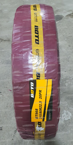Шина 315/80 R22,5 (рулевая ось) BT968 /156/150L/ 20НС Б/К BOTO