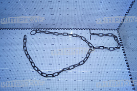 Цепь для привязи скота (индивид) 3-х конц. d=6 КРС