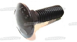 Болт М12х 30 DIN 603 (10.9) с гайкой, полукруглая головка с квадратным подголовником 