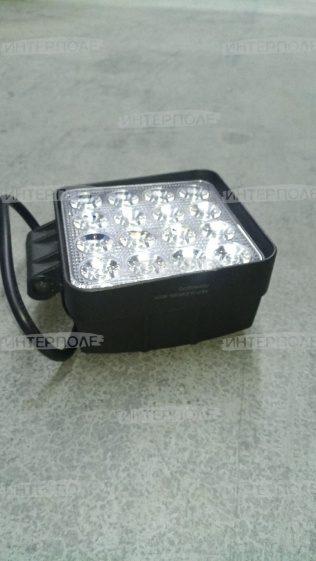 Фара светодиодная квадратная 48WS 16х3W-53mm 3000LM Slim Epistar (Flood) Рассеянный свет универсальная 12-24В MEXTEXpro