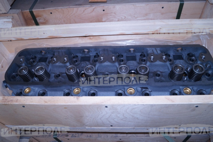 Головка блока цилиндров (нов.обр., в сборе с клапанами) ЯМЗ-238 (ПАО Автодизель)